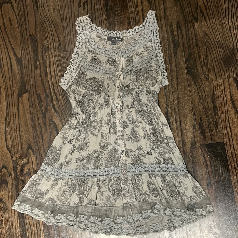 Grey lightweight tunic small